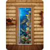 Дверь для сауны DoorWood (Дорвуд) 60x190 Престиж Фотопечать A087 левая