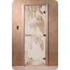 Дверь для сауны DoorWood (Дорвуд) 80x200 Основная серия Берёза (сатин) левая