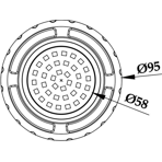          Aquaviva HJ-FG-PC95-2S, 5W NW + 