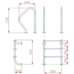      Flexinox TWO-PIECES   AISI-316, 3 , 87174330N