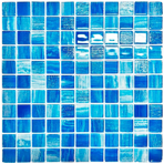    ORRO mosaic GLASS BLUE BAY