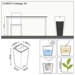   () Lechuza () Cubico Cottage 30 -