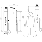    Kolpa ZONDA FLAT 3F 150228 , kerrock 1071 - platinum