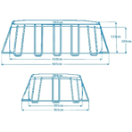    INTEX Prism Frame Oval 26798, 610x305x122  ()