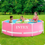    INTEX Metal Frame Pink 28290, 24476   ()